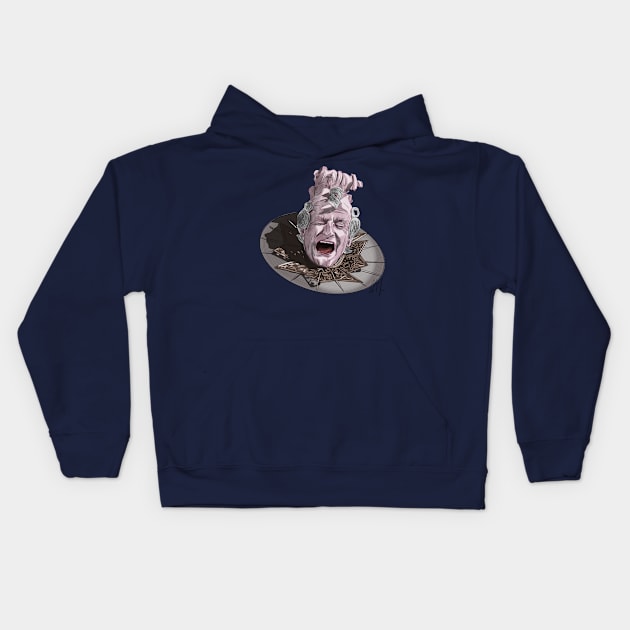 Baron Munchausen: King of the Moon Kids Hoodie by 51Deesigns